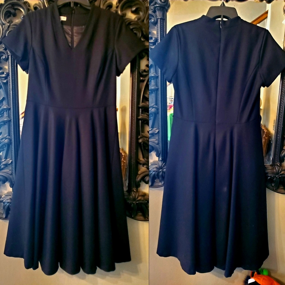 Pendleton Black Midi Dress